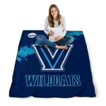 villanova wildcats paint trail navy quilt blanket best selling