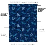 villanova wildcats solid classic navy quilt blanket best selling