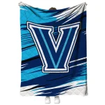 villanova wildcats wild lines navy white quilt blanket best selling