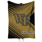 wake forest demon deacons arrow layers gold quilt blanket best selling