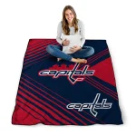 washington capitals arrow layers blue quilt blanket best selling
