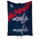 washington capitals nhl shield blue quilt blanket best selling