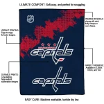washington capitals nhl shield blue quilt blanket best selling