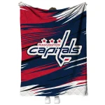 washington capitals wild lines blue white quilt blanket best selling