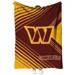 washington commanders arrow layers burgundy quilt blanket best selling