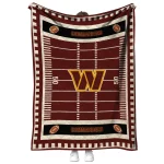 washington commanders mickey player burgundy quilt blanket best selling