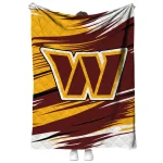 washington commanders wild lines burgundy white quilt blanket best selling