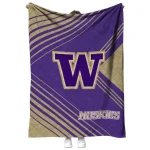 washington huskies arrow layers purple quilt blanket best selling