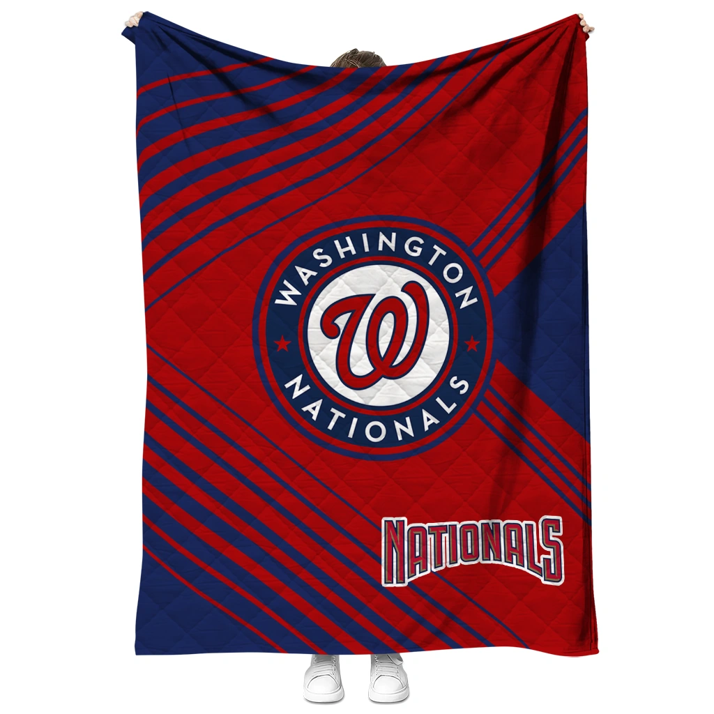 washington nationals arrow layers red quilt blanket fashion forward