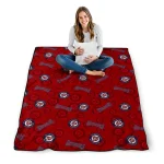 washington nationals solid classic red quilt blanket best selling