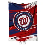 washington nationals wild lines red white quilt blanket best selling