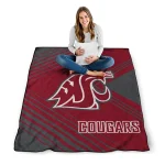 washington state cougars arrow layers crimson quilt blanket best selling