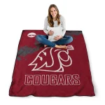 washington state cougars paint trail crimson quilt blanket best selling