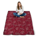 washington state cougars solid classic crimson quilt blanket best selling