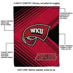 western kentucky hilltoppers arrow layers red quilt blanket best selling