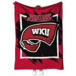 western kentucky hilltoppers block border red quilt blanket best selling