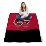 western kentucky hilltoppers dot illusion red quilt blanket best selling