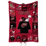 western kentucky hilltoppers snoopy love red quilt blanket best selling