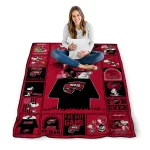 western kentucky hilltoppers snoopy love red quilt blanket best selling
