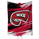 western kentucky hilltoppers wild lines red white quilt blanket best selling
