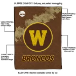 western michigan broncos paint trail brown quilt blanket best selling
