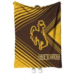 wyoming cowboys arrow layers brown quilt blanket best selling