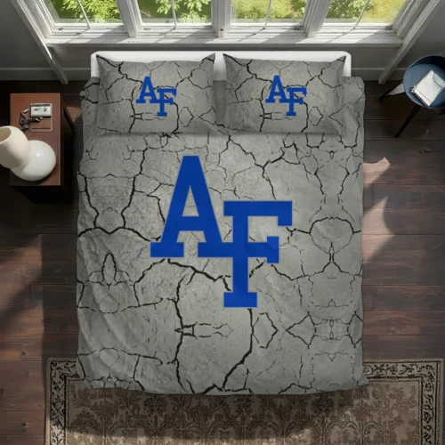 Air Force Falcons Cracked Texture Bedding Set Best Selling