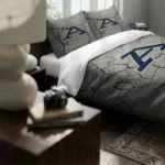 Akron Zips Cracked Texture Bedding Set Best Selling
