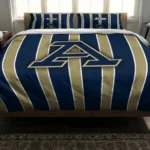 Akron Zips Stripe Style Bedding Set Best Selling