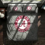 Alabama Crimson Tide Cracked Texture Bedding Set Best Selling