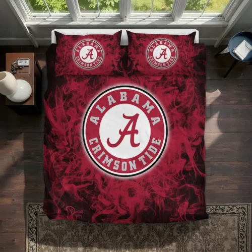 Alabama Crimson Tide Red Mist Bedding Set Best Selling