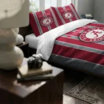 Alabama Crimson Tide Stripe Style Bedding Set Best Selling
