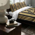 Anaheim Ducks Stripe Style Bedding Set Best Selling