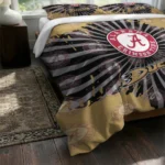 Anaheim Ducks Sunburst Splatter Bedding Set Best Selling