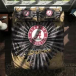 Anaheim Ducks Sunburst Splatter Bedding Set Best Selling