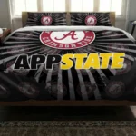 Appalachian State Mountaineers Sunburst Splatter Bedding Set Best Selling