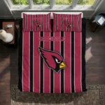Arizona Cardinals Stripe Style Bedding Set Best Selling