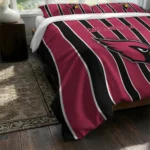 Arizona Cardinals Stripe Style Bedding Set Best Selling