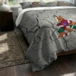 Arizona Coyotes Cracked Texture Bedding Set Best Selling