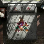 Arizona Coyotes Cracked Texture Bedding Set Best Selling