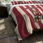 Arizona Coyotes Stripe Style Bedding Set Best Selling