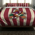 Arizona Coyotes Stripe Style Bedding Set Best Selling
