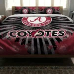 Arizona Coyotes Sunburst Splatter Bedding Set Best Selling