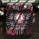 Arizona Coyotes Sunburst Splatter Bedding Set Best Selling