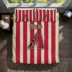 Arizona Diamondbacks Stripe Style Bedding Set Best Selling