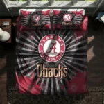 Arizona Diamondbacks Sunburst Splatter Bedding Set Best Selling