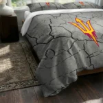 Arizona State Sun Devils Cracked Texture Bedding Set Best Selling