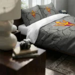 Arizona State Sun Devils Cracked Texture Bedding Set Best Selling