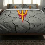 Arizona State Sun Devils Cracked Texture Bedding Set Best Selling