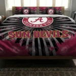Arizona State Sun Devils Sunburst Splatter Bedding Set Best Selling